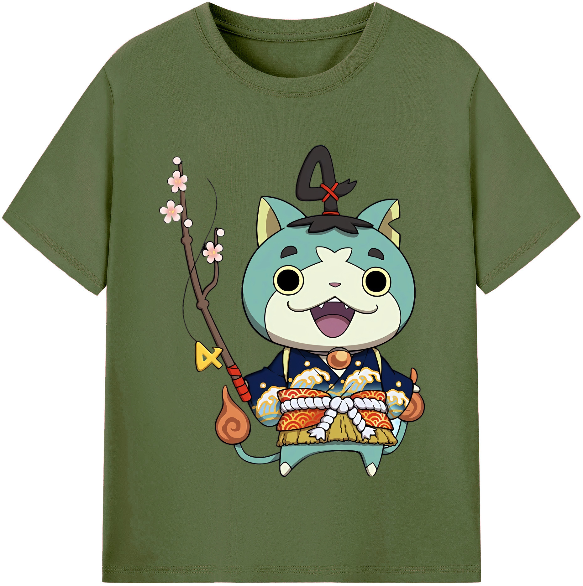 （画像用） 妖怪ウォッチ Yo-kai Watch 綿100％半袖Tシャツ（フロントプリント）